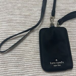 Kate Spade Black Lanyard